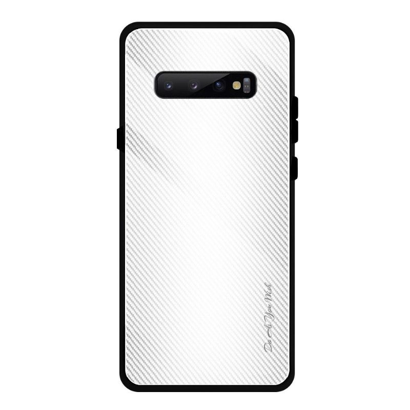 Kuori Samsung Galaxy S10 Plus Carbon Glass Back