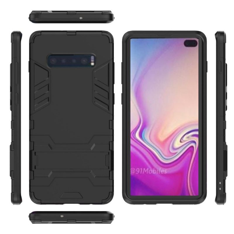 Kuori Samsung Galaxy S10 Plus Cool Guard Iskunkestävä Integroidulla Jalustalla