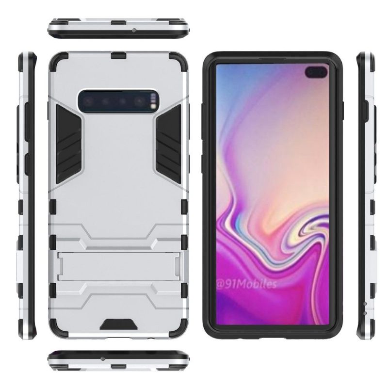 Kuori Samsung Galaxy S10 Plus Cool Guard Iskunkestävä Integroidulla Jalustalla