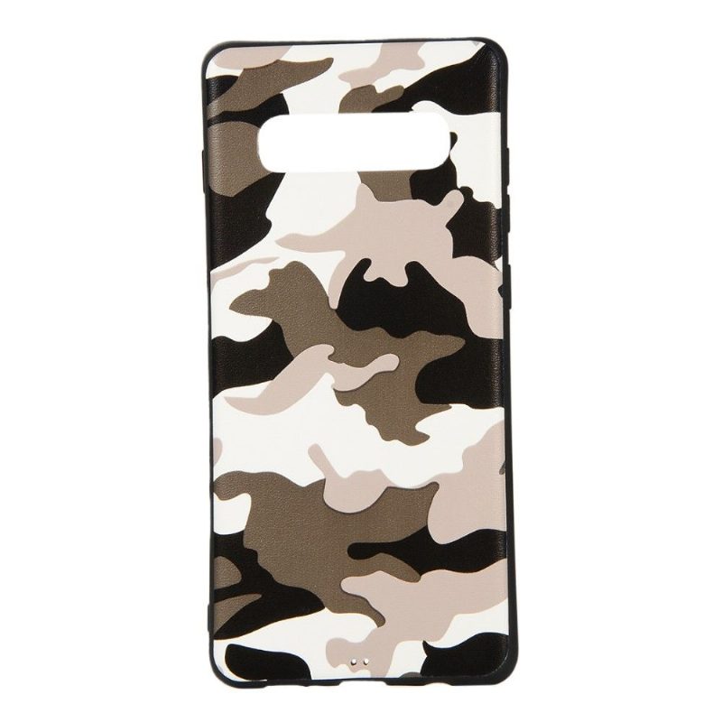 Kuori Samsung Galaxy S10 Plus Military Camouflage Gel