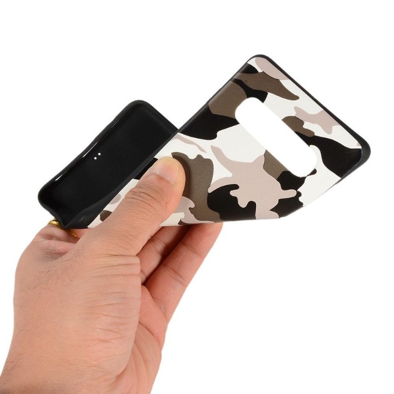 Kuori Samsung Galaxy S10 Plus Military Camouflage Gel