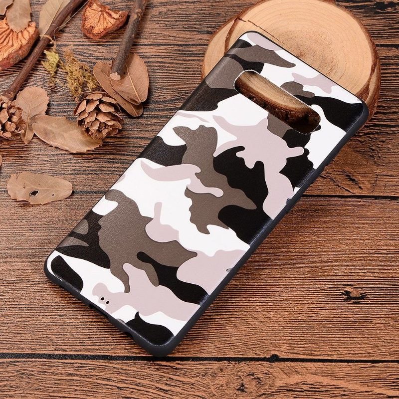 Kuori Samsung Galaxy S10 Plus Military Camouflage Gel