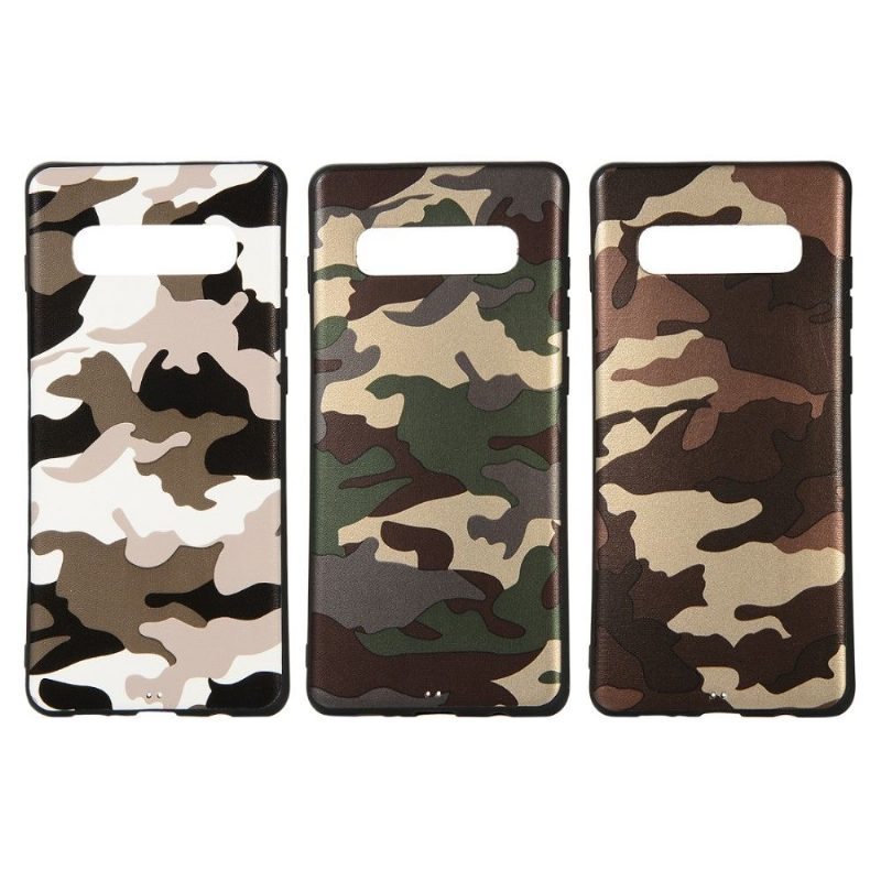 Kuori Samsung Galaxy S10 Plus Military Camouflage Gel