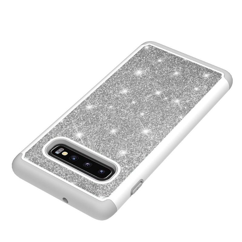 Kuori Samsung Galaxy S10 Plus Sequins La Delphine Iskunkestävä