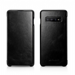 Nahkakuori Samsung Galaxy S10 Plus Vintage Aitoa Nahkaa