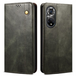 Puhelinkuoret Honor 50 Pro Kotelot Flip Pro Waxed Faux Leather