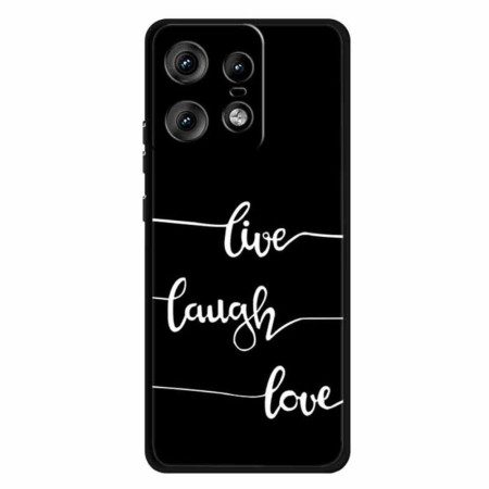 Kuori Motorola Edge 50 Pro Live Laugh Love