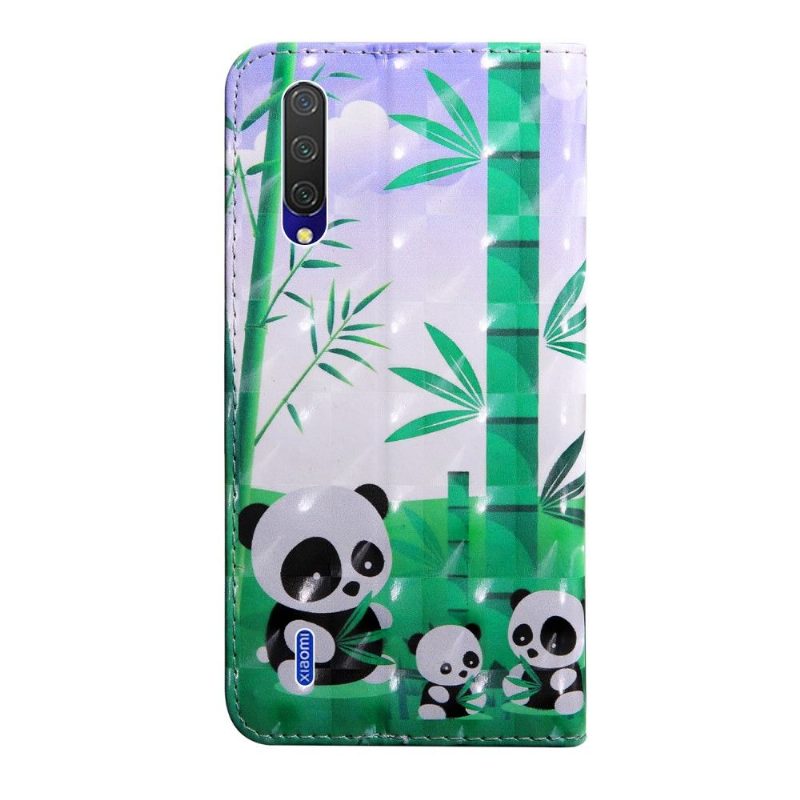 Kotelot Xiaomi Mi 9 Lite Panda-perhe