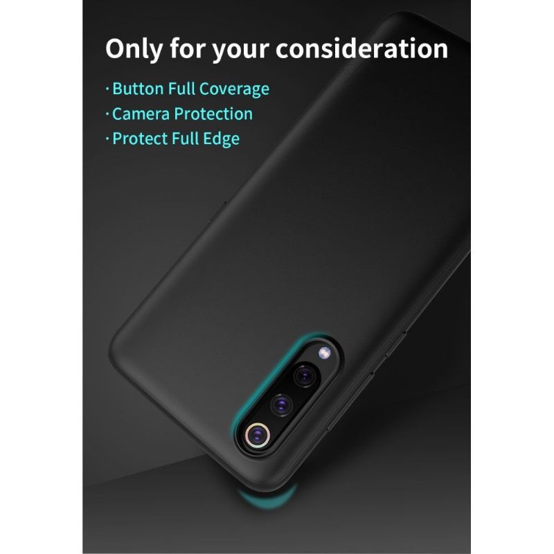 Case Xiaomi Mi 9 Murtumaton Puhelinkuoret Ultra Thin Matte Coating - Musta