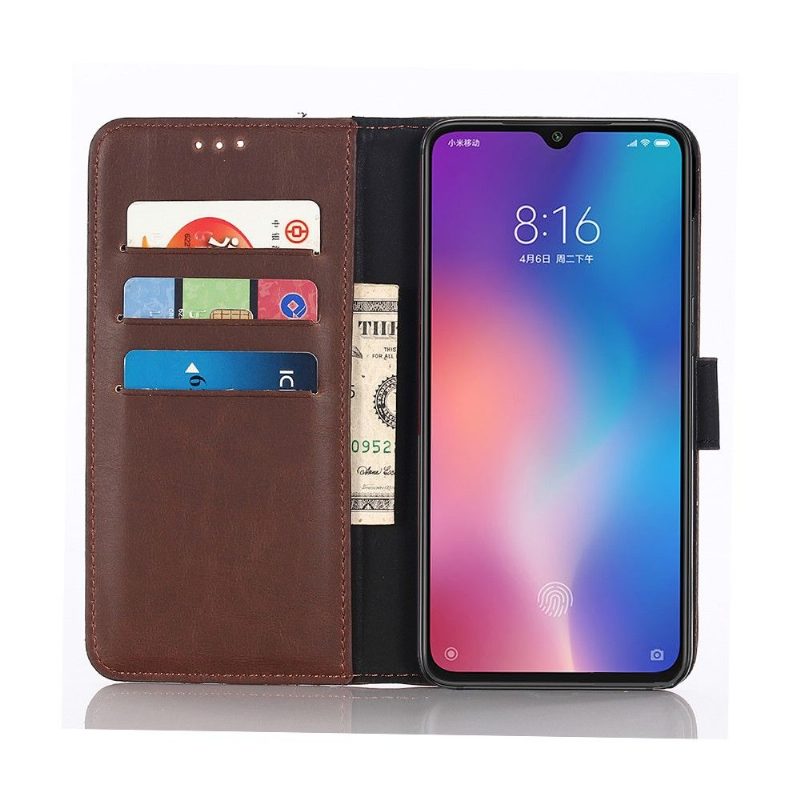 Kuoret Xiaomi Mi 9 Faux Leather Chic Retro