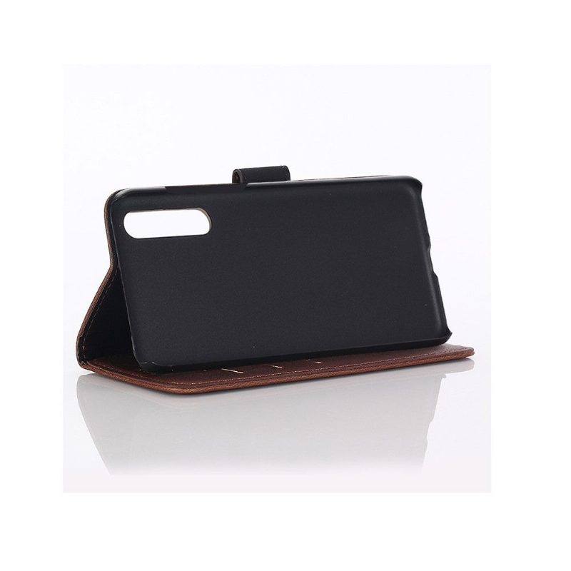 Kuoret Xiaomi Mi 9 Faux Leather Chic Retro