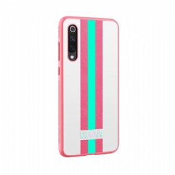 Kuori Xiaomi Mi 9 Nillkin Striped Patterns - Vaaleanpunainen/vihreä