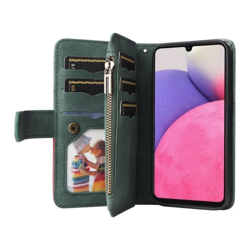 Flip Case Samsung Galaxy A33 5G Hemming Bicolor Artistic 002 -sarja