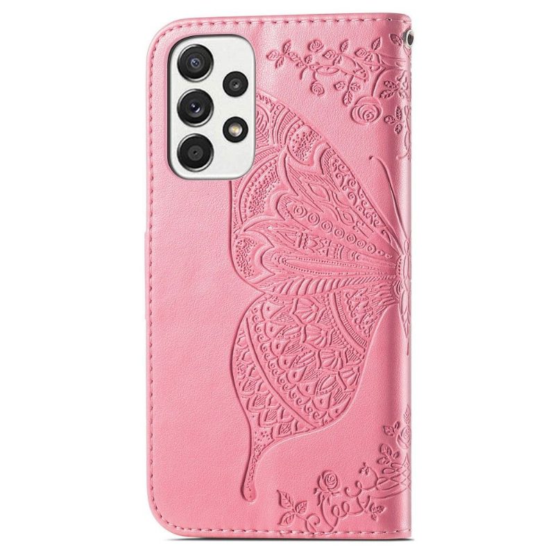 Kotelot Samsung Galaxy A33 5G Butterfly Relief