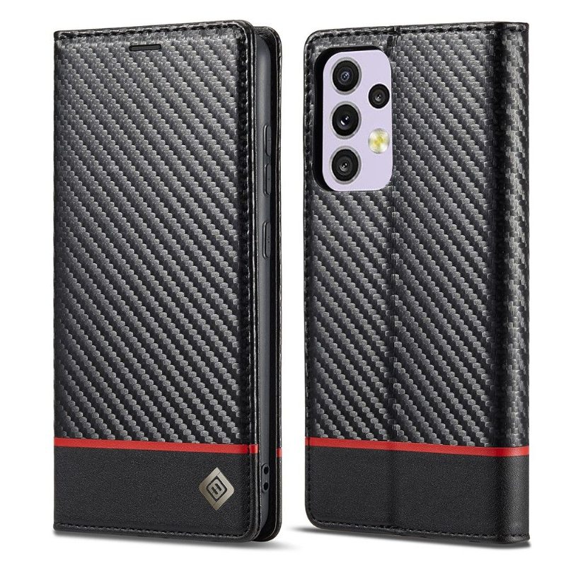 Kotelot Samsung Galaxy A33 5G Carbon Fiber Leather Effect