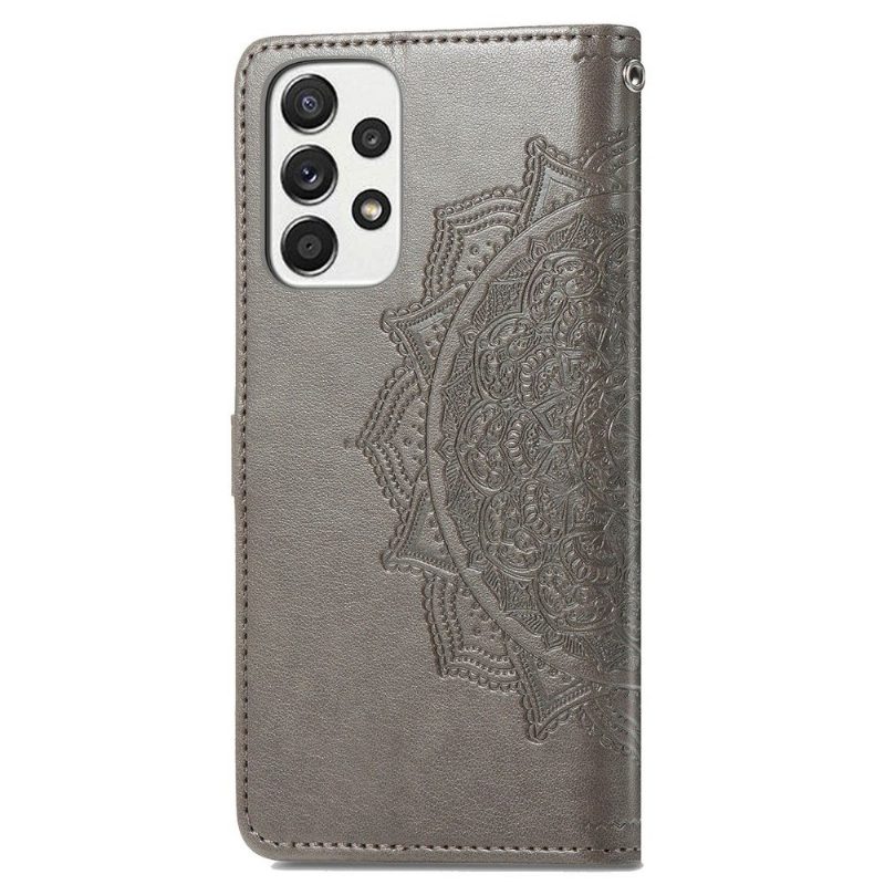 Kotelot Samsung Galaxy A33 5G Mandala Relief Faux Leather