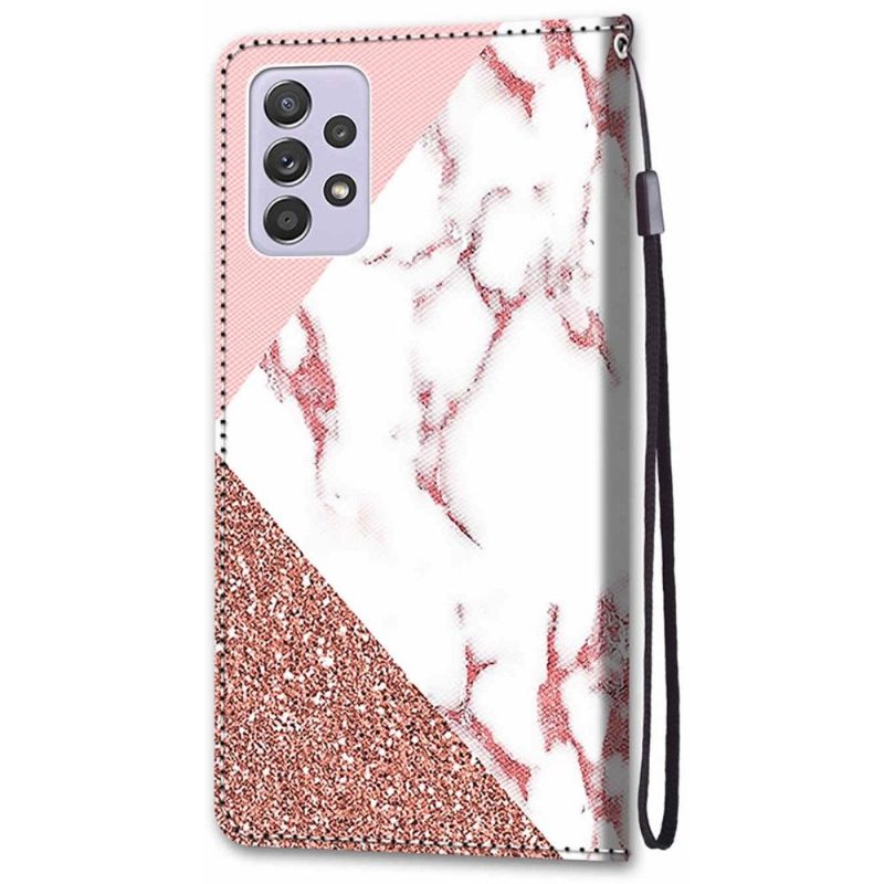 Kotelot Samsung Galaxy A33 5G Suojakuori Marble Glitter