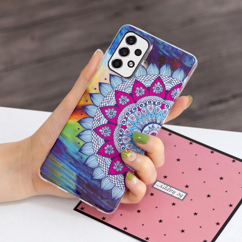 Kuori Samsung Galaxy A33 5G Valoisa Värikäs Mandala