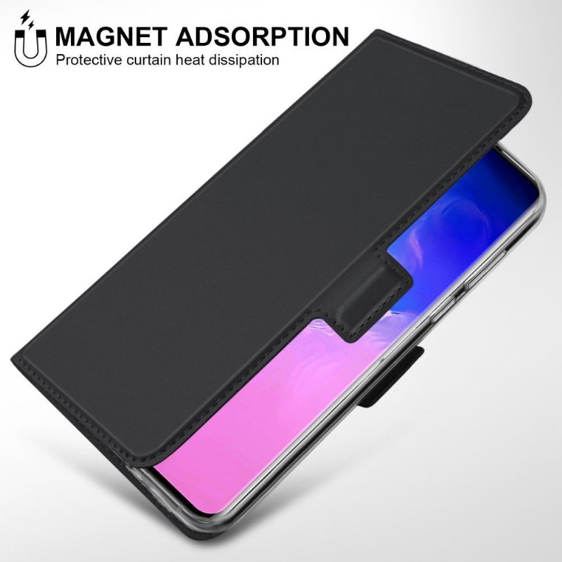 Nahkakotelo Samsung Galaxy S20 Ultra Kotelot Flip Stand Case - Musta