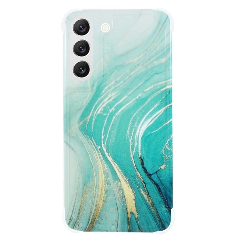 Kuori Samsung Galaxy S22 5G Alkuperäinen Marble Ocean