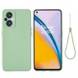 Kuori Oppo Reno 8 Lite Suojaketju Kuori Strappy Nestemäinen Silikoni