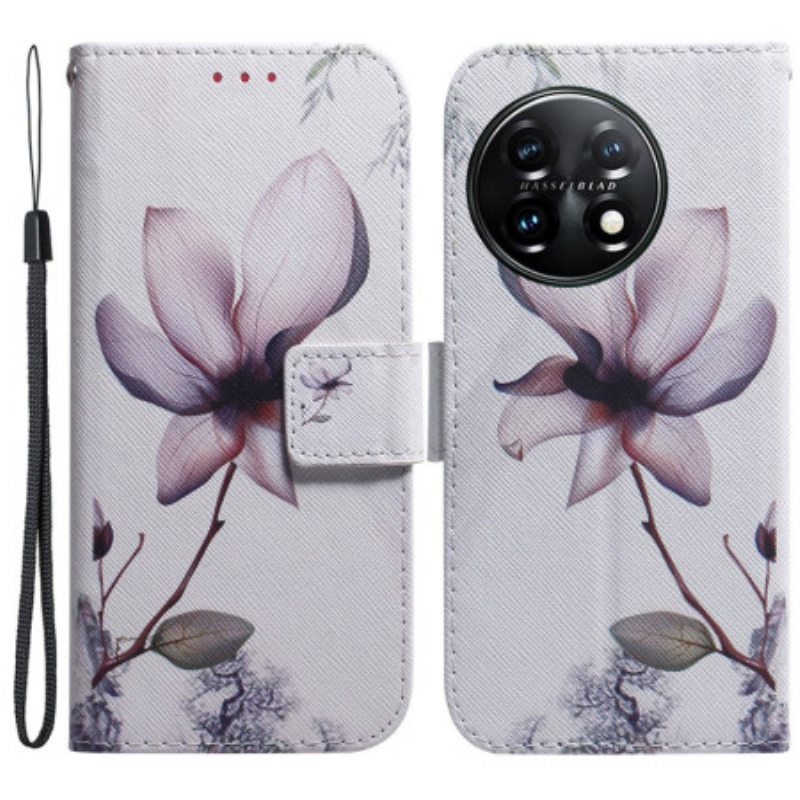 Kotelot OnePlus 11 5G Flower Dusty Pink