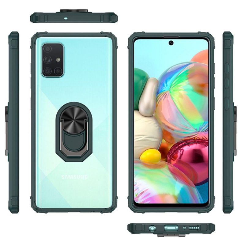 Case Samsung Galaxy A71 Suojakuori Iskunkestävä Renkaalla