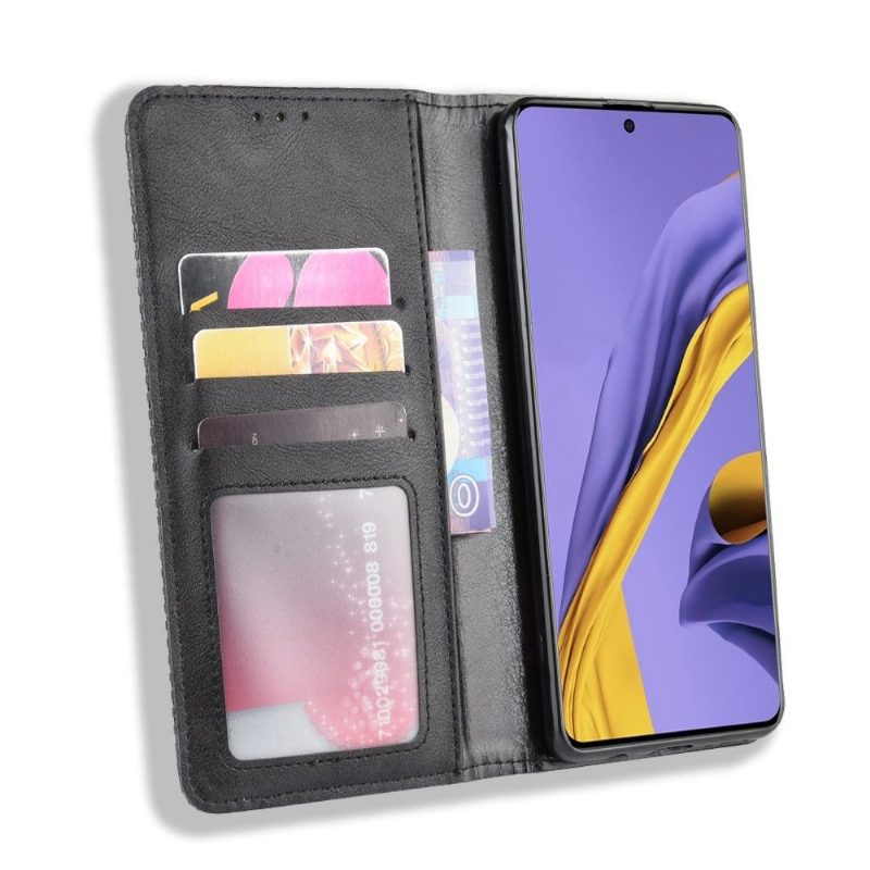 Flip Case Samsung Galaxy A71 Hemming Cirénius-tyylinen Nahka