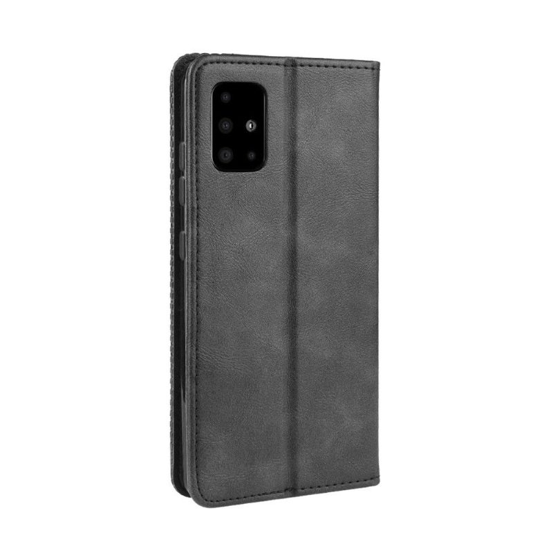 Flip Case Samsung Galaxy A71 Hemming Cirénius-tyylinen Nahka