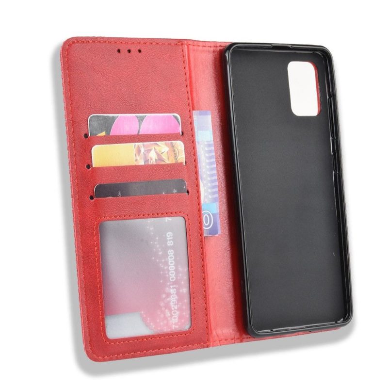 Flip Case Samsung Galaxy A71 Hemming Cirénius-tyylinen Nahka