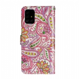 Kotelot Samsung Galaxy A71 Paisley Flower