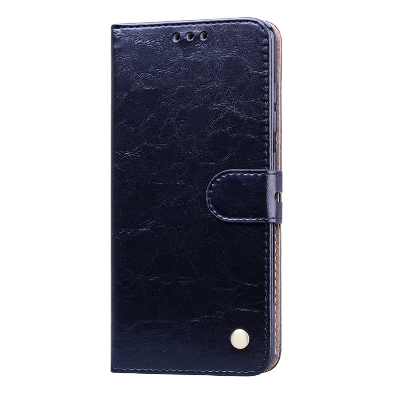 Kuoret Samsung Galaxy A71 Suojakuori Deluxe Vintage Leather Effect