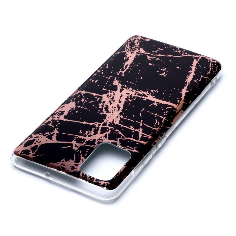 Kuori Samsung Galaxy A71 Marble Style -geeli