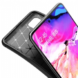 Kuori Samsung Galaxy A71 Style Hiilikuitu Geelissä