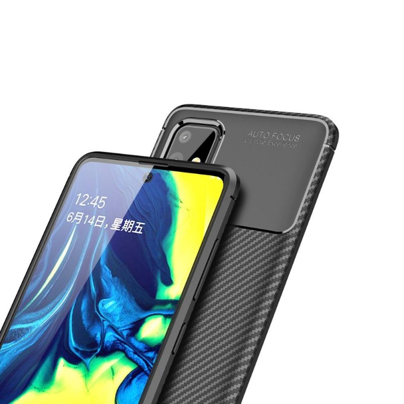 Kuori Samsung Galaxy A71 Style Hiilikuitu Geelissä