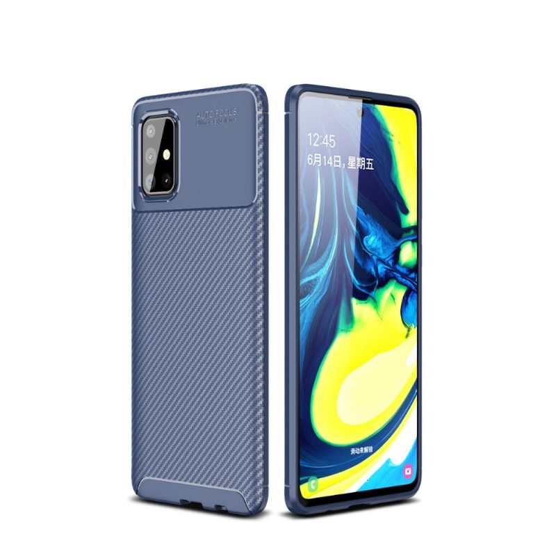 Kuori Samsung Galaxy A71 Style Hiilikuitu Geelissä