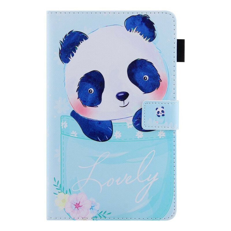 Flip Case Samsung Galaxy Tab A7 Lite Söpö Panda