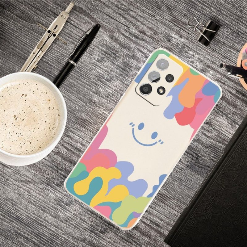 Kuori Samsung Galaxy A53 5G Alkuperäinen Silicone Smiling Splash