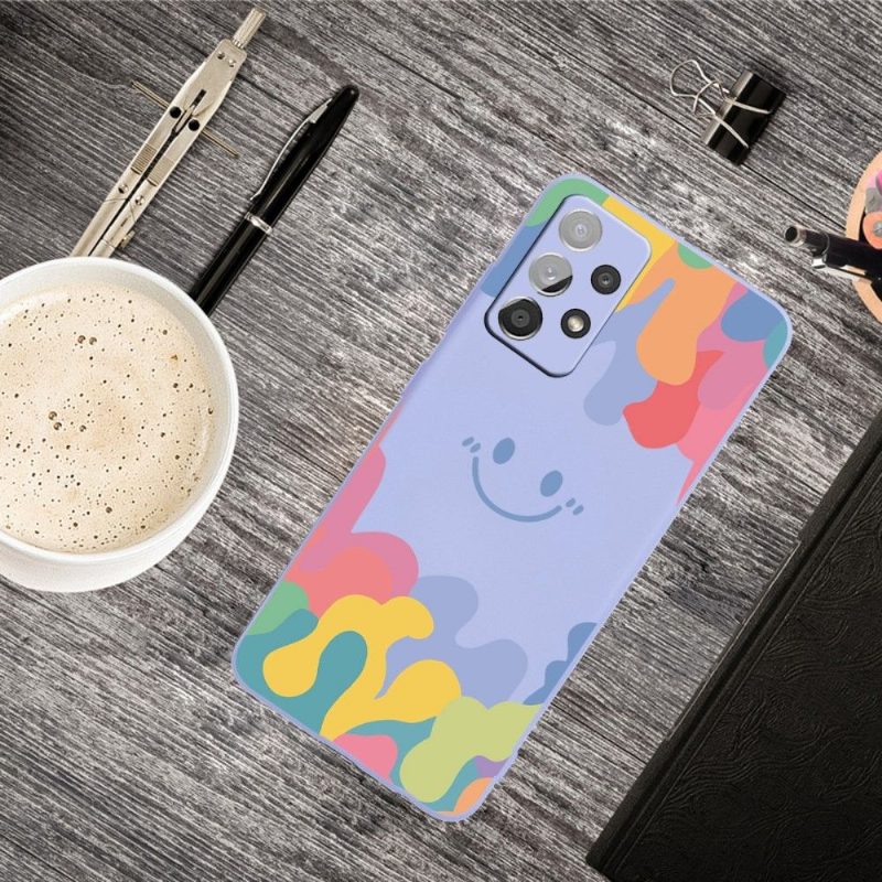 Kuori Samsung Galaxy A53 5G Alkuperäinen Silicone Smiling Splash