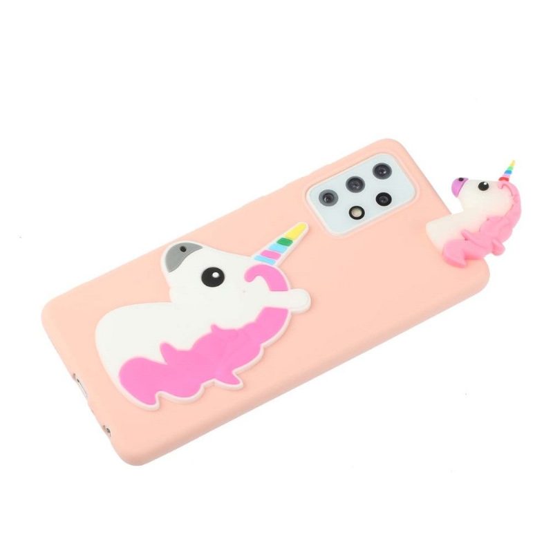 Kuori Samsung Galaxy A53 5G Alkuperäinen Silicone Unicorn 3d