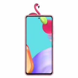 Kuori Samsung Galaxy A53 5G Silicone Flamingo 3d