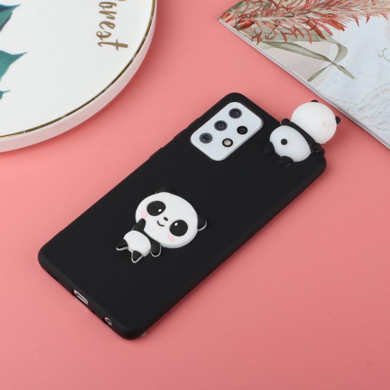 Kuori Samsung Galaxy A53 5G Silicone Panda 3d