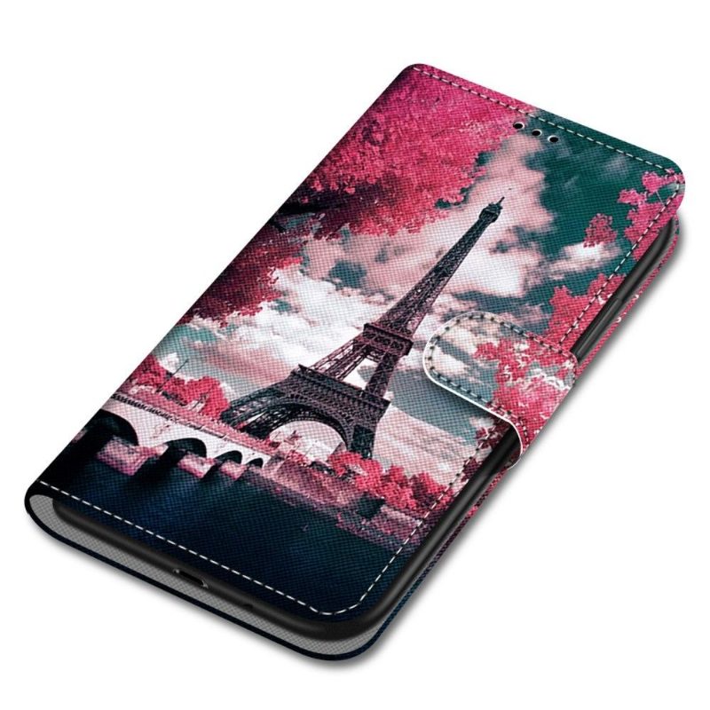 Nahkakotelo Samsung Galaxy A53 5G Murtumaton Puhelinkuoret Eiffel-torni