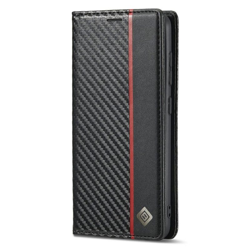 Kotelot Samsung Galaxy S21 FE Carbon Fiber Leather Effect