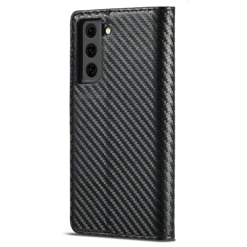 Kotelot Samsung Galaxy S21 FE Carbon Fiber Leather Effect