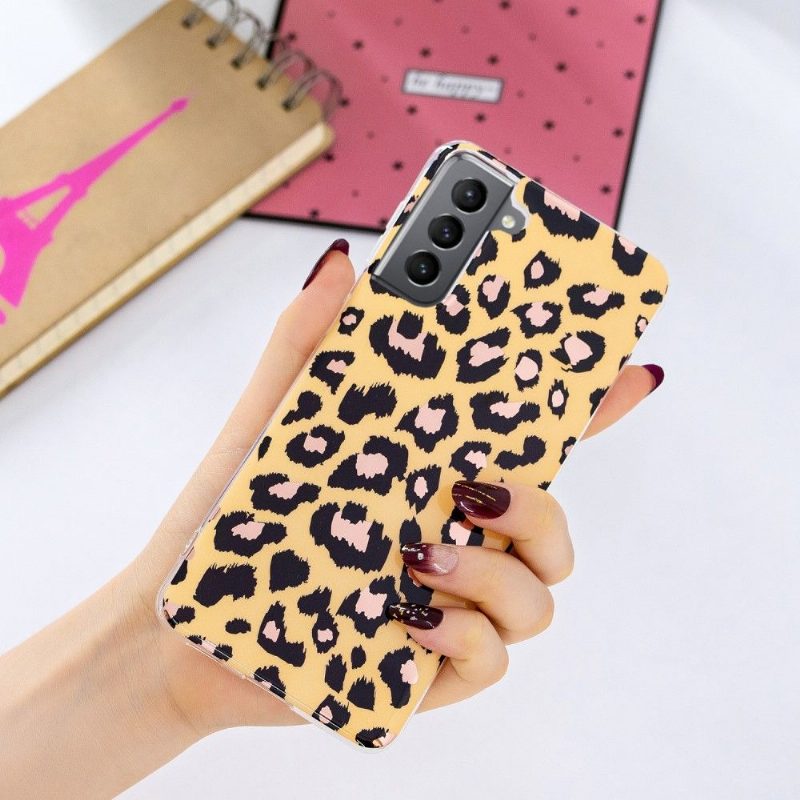 Kuori Samsung Galaxy S21 FE Alkuperäinen Silicone Leopard