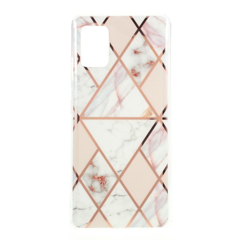 Case Samsung Galaxy A51 5G Murtumaton Puhelinkuoret Geometrinen Marmori