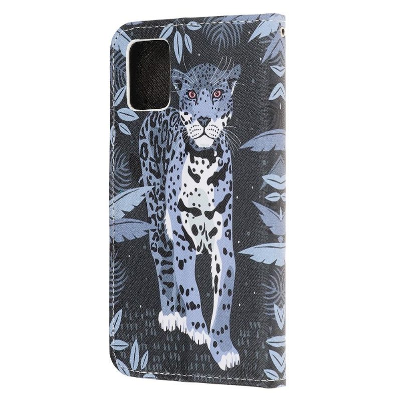 Flip Case Samsung Galaxy A51 5G Hemming Jungle Leopard