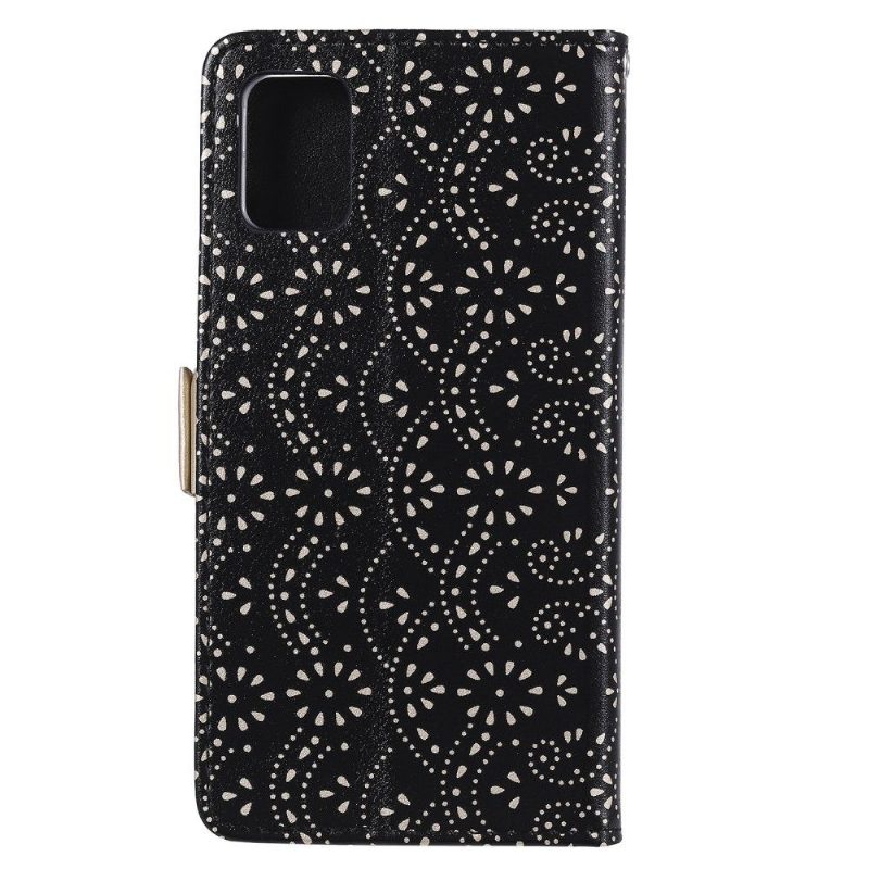 Flip Case Samsung Galaxy A51 5G Hemming Kukkapitsi