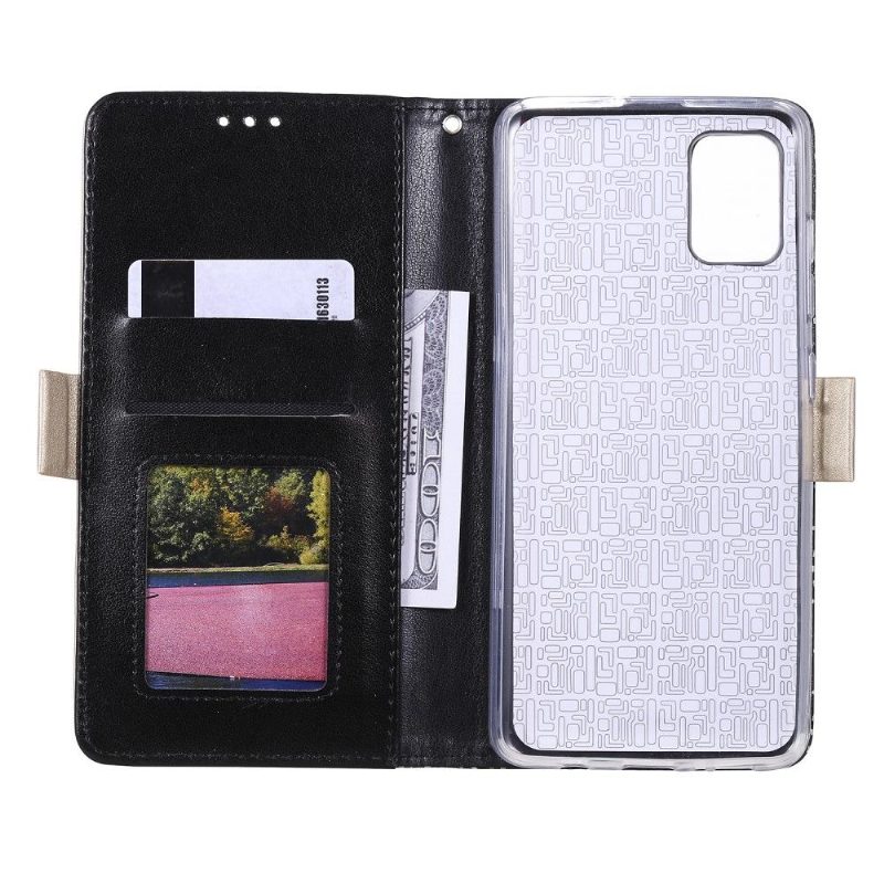 Flip Case Samsung Galaxy A51 5G Hemming Kukkapitsi